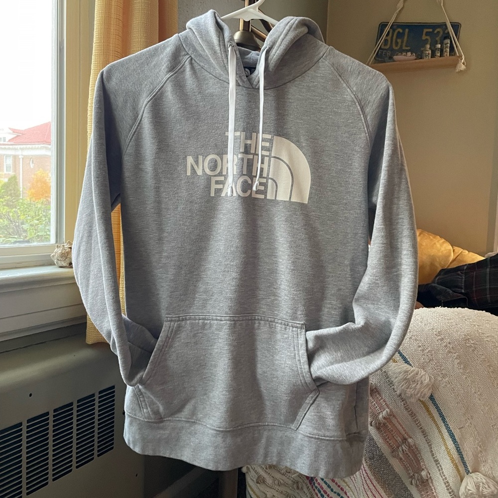 The North Face gray hoodie
